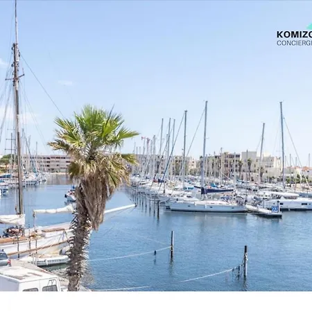 Appartement La Brise Marine. Vue Panoramique Port De Plaisance Leucate